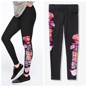 PINK Victoria's Secret Black Yoga Leggings